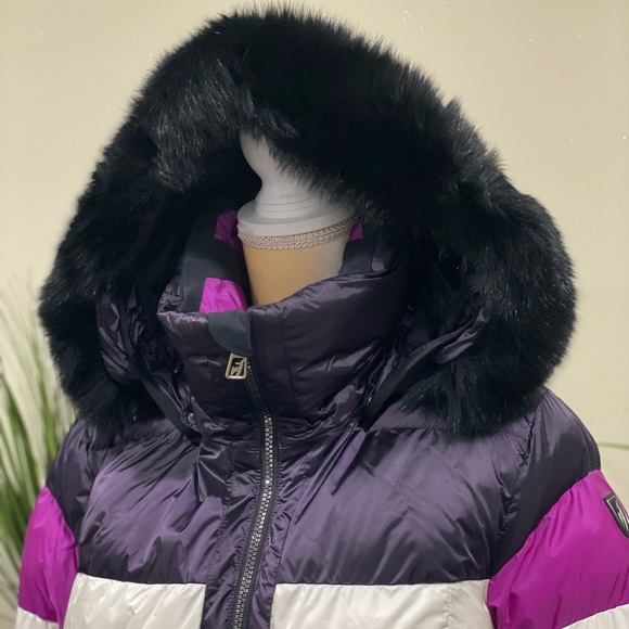 Toni Sailer Franka Ski Jacket with Real Fur 40 / 10 - Picture 2 of 15